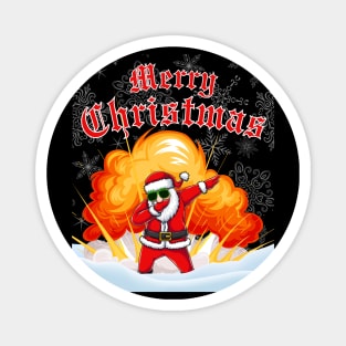 Merry Christmas Dab-splosion Magnet